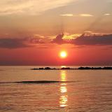 Sonnenaufgang Pescara - Alba